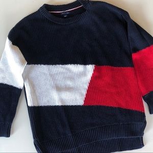 Tommy Hilfiger diagonal logo sweater